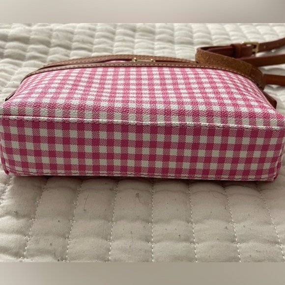 Dooney & Bourke Pink Gingham Crossbody Purse πΈ Perfect Condition! - Picture 5 of 7